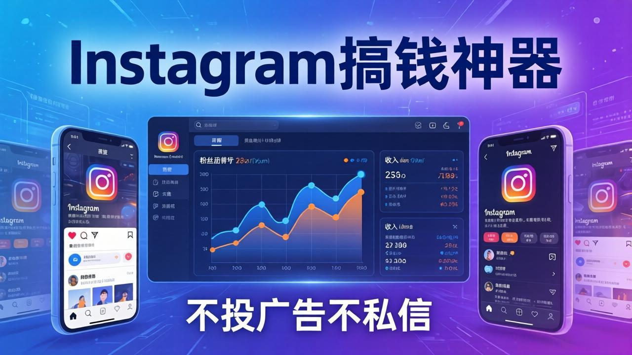 Instagram搞钱神器：月涨6万粉+月入5万刀，不投广告不私信，靠算法+低价产品