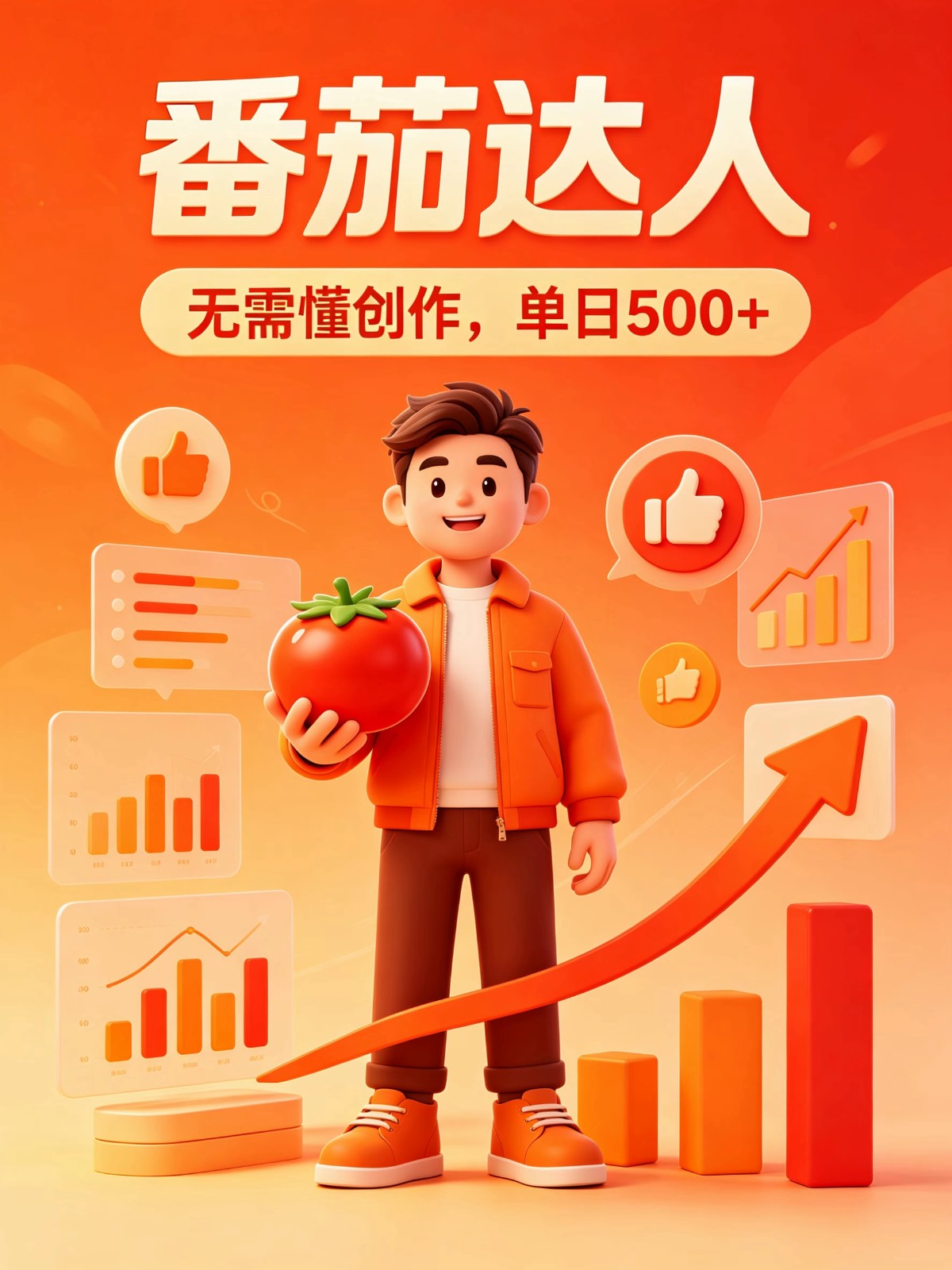 番茄小说达人全自动变现，普通人轻松日入500+