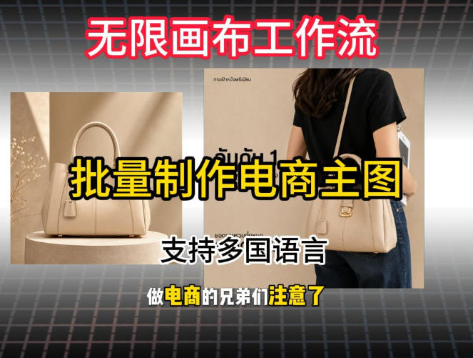 批量复刻电商爆款主图工作流搭建教学，批量下载，支持多国语言，不管是国内电商还是跨境店群都能用
