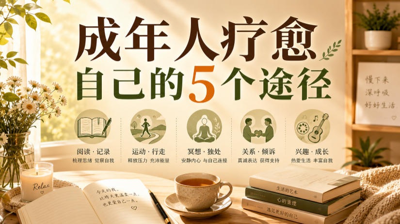 付费文章：成年人疗愈自己的5个途径