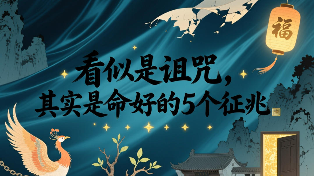 付费文章:看似是诅咒,其实是命好的5个征兆