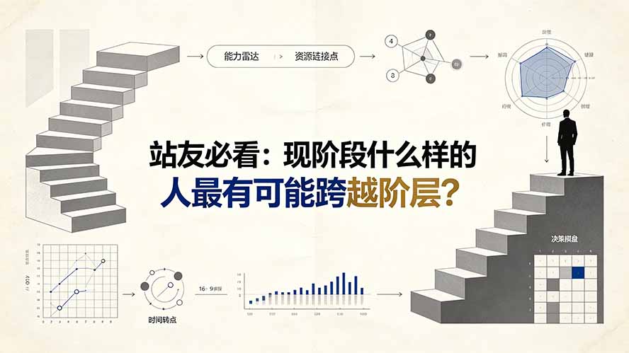 付费文章：站友必看：现阶段什么样的人最有可能跨越阶层?