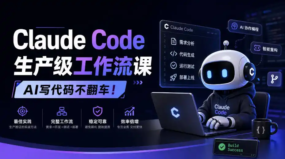 Claude Code生产级工作流课，AI写代码不翻车！【原创双语字幕】